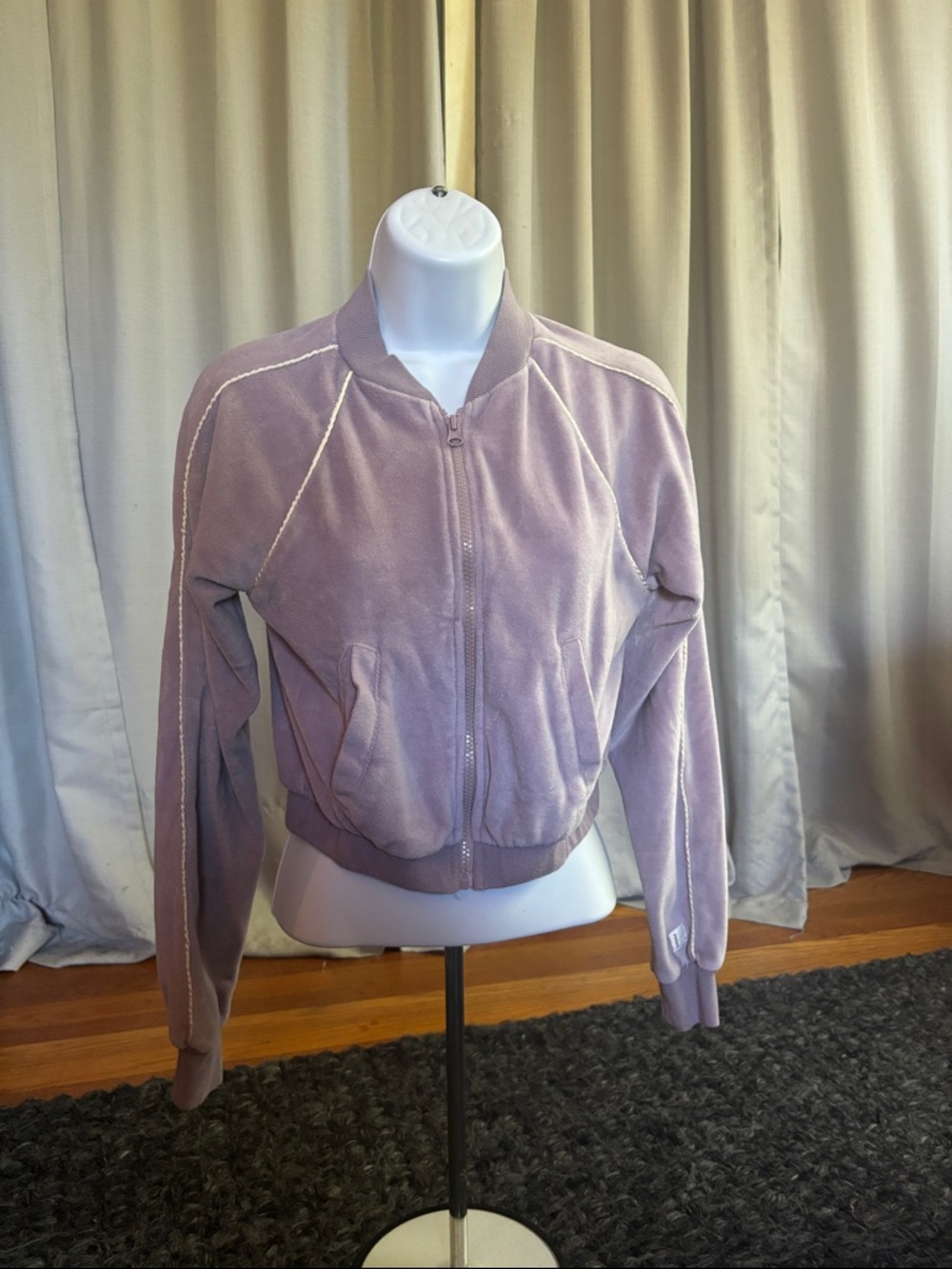 RSQ Lavender Bomber Jacket